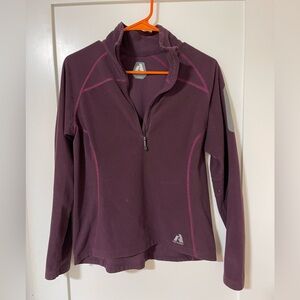 Eddie Bauer Deep Purple Fleece Pullover